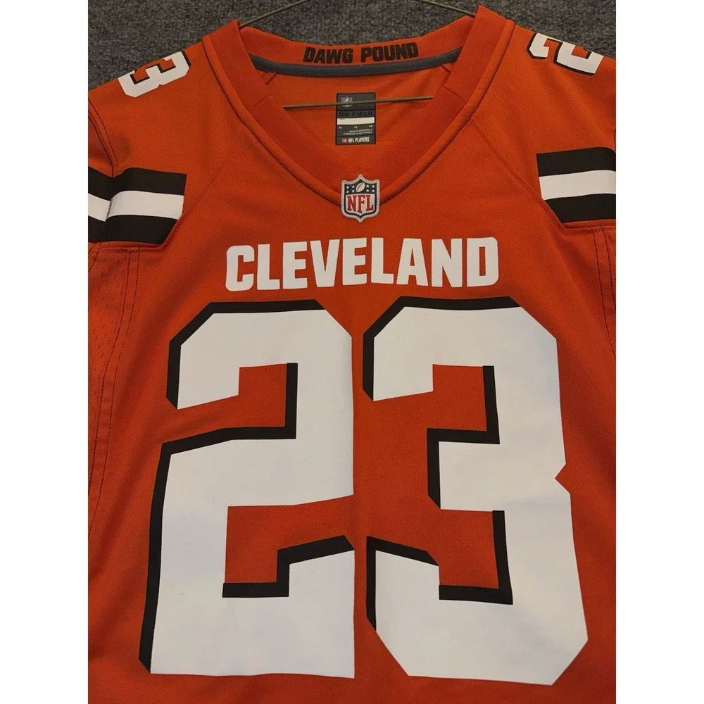 Nike Cleveland Browns Joe Haden #23 Jersey Women's XL Orange NFL On Field